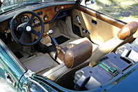 Alvan's Spitfire EV interior